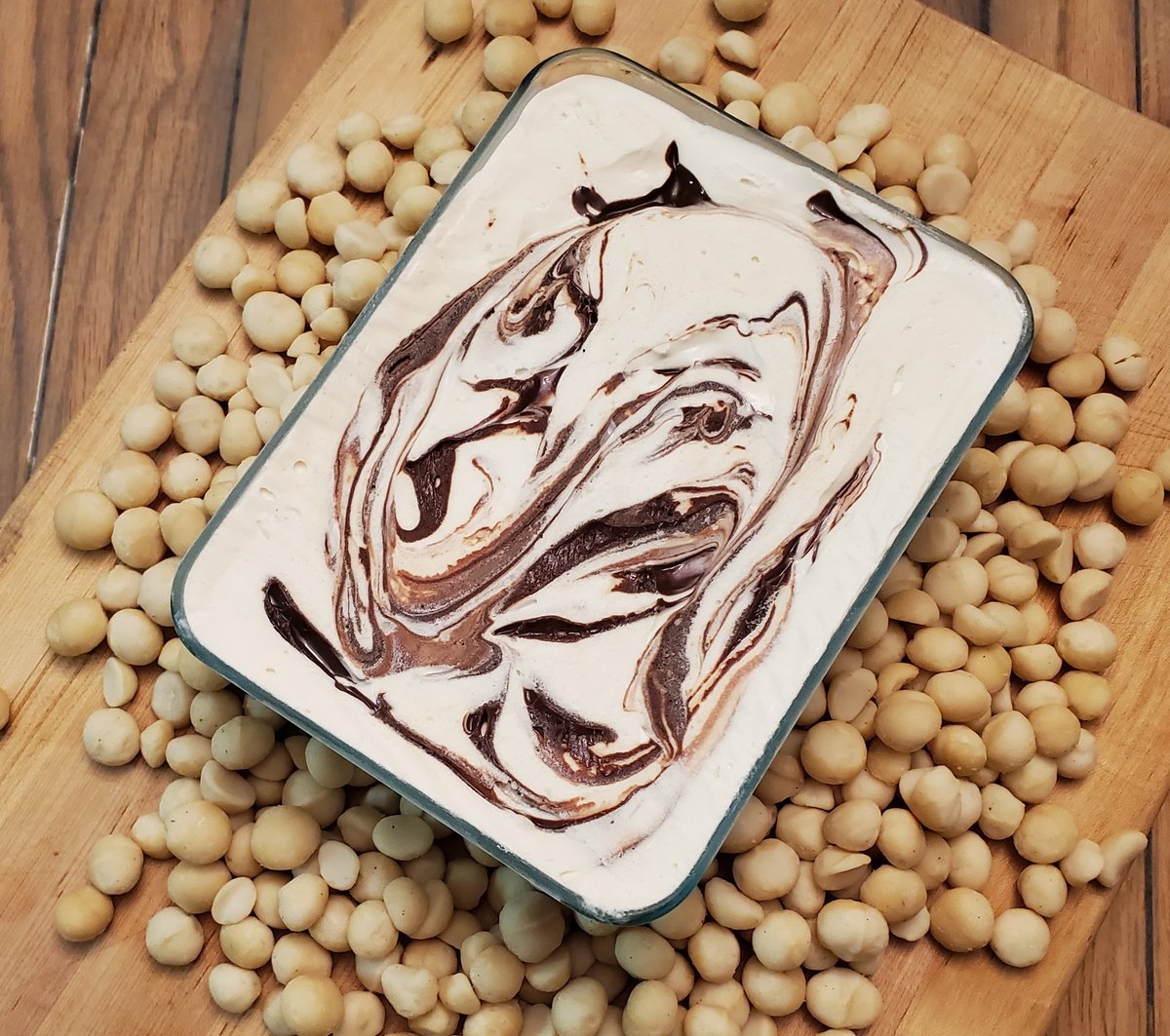 Macadamia Fudge Swirl Ice Cream – UKWAZI Makadamia